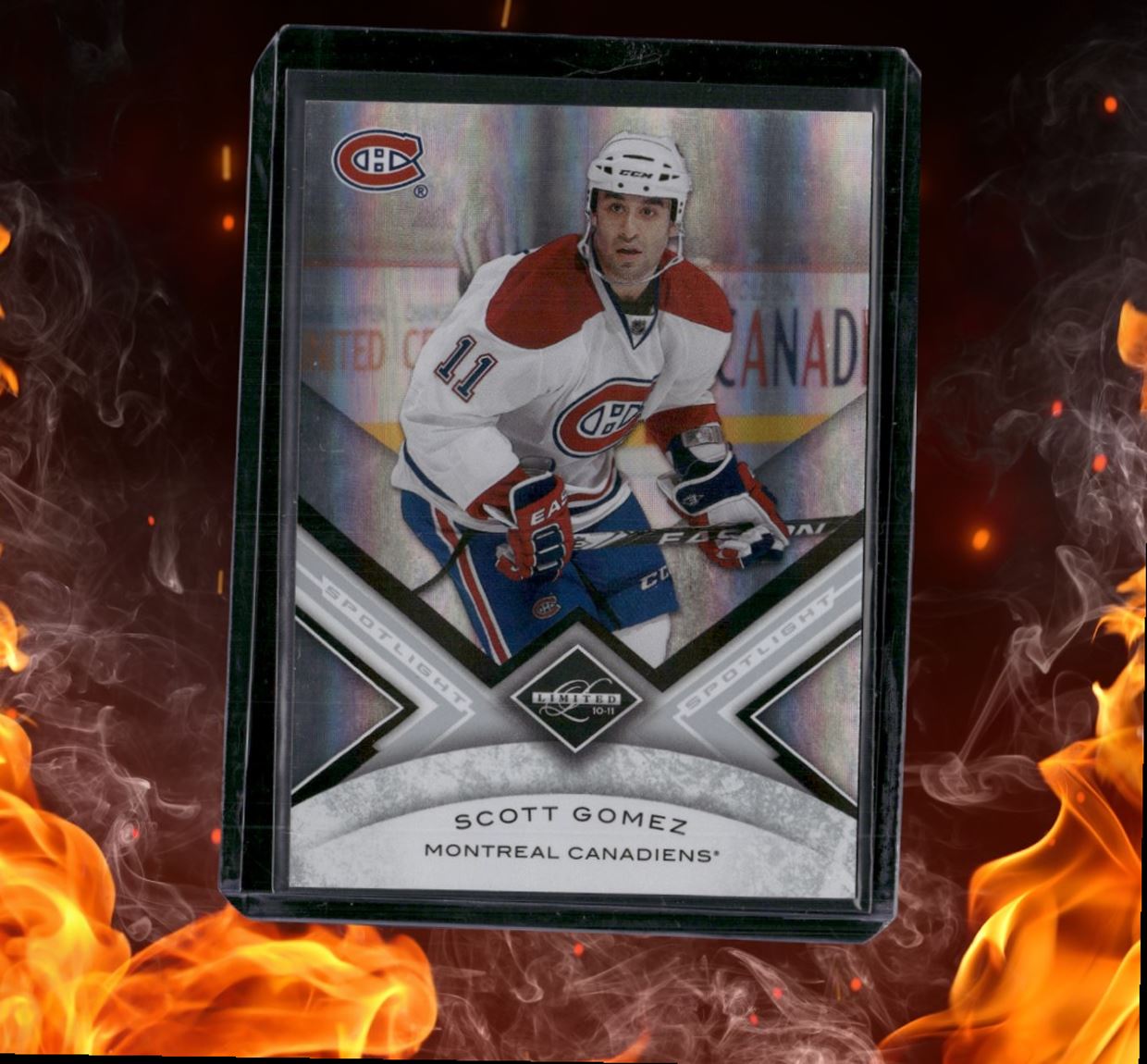 2010-11 Panini Limited Scott Gomez Silver Splotlight 3/49 #104
