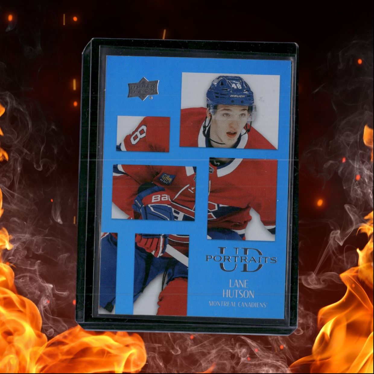 2024-25 Upper Deck Lane Hutson UD Portraits (B) Rookie #P44