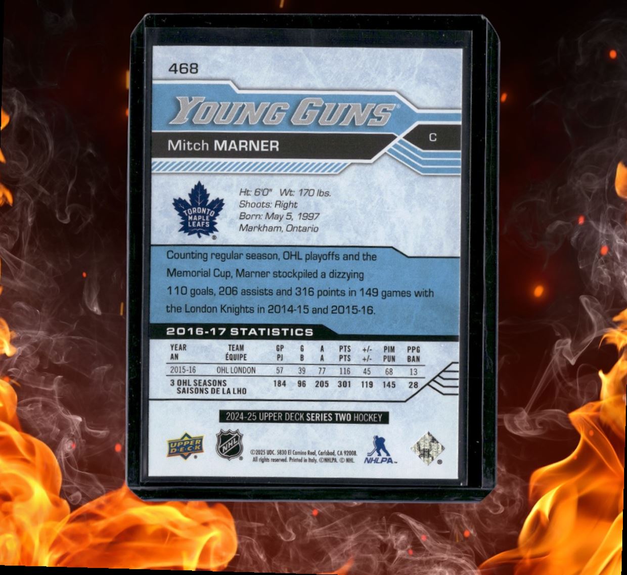 2024-25 Upper Deck Mitch Marner Renewed Young Guns #468