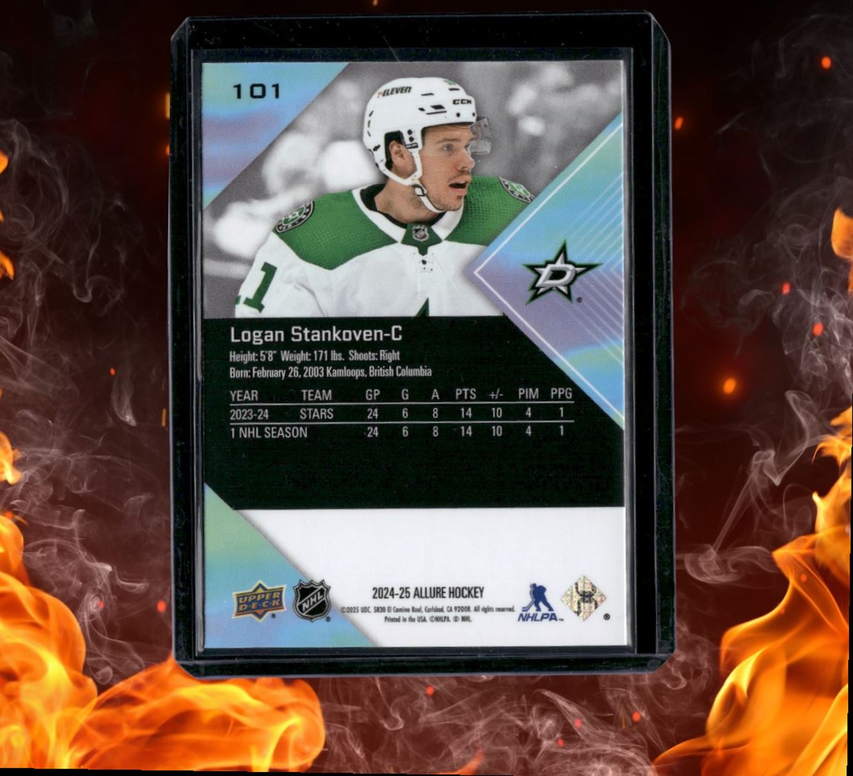 2024-25 Upper Deck Allure Logan Stankoven (B) Rookie #101