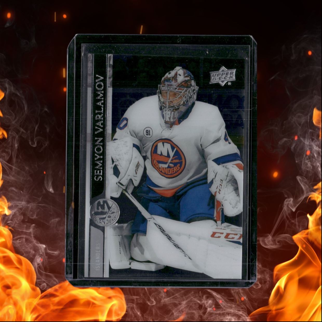 2020-21 Upper Deck Semyon Varlamov Clear Cut SP (A) #119