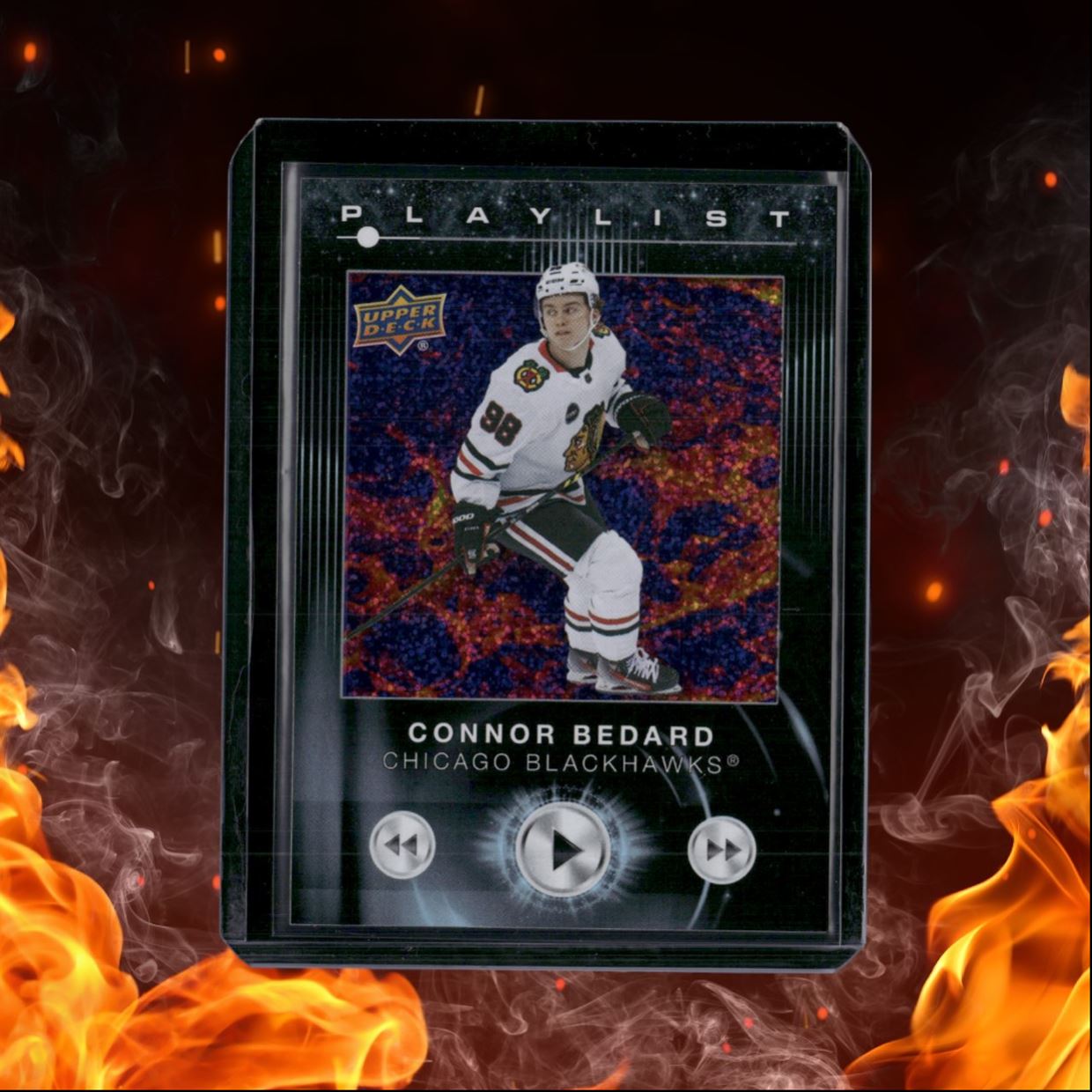 2024-25 Upper Deck Connor Bedard Playlist Speckled #PL-14