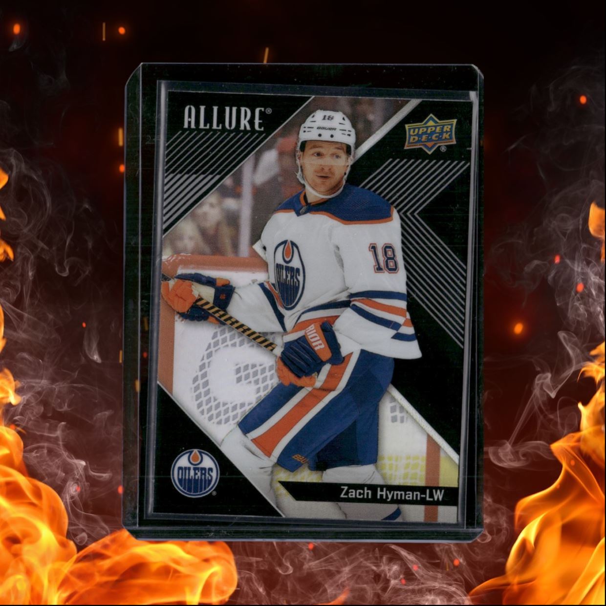 2024-25 Upper Deck Allure Zach Hyman Black Rainbow #2