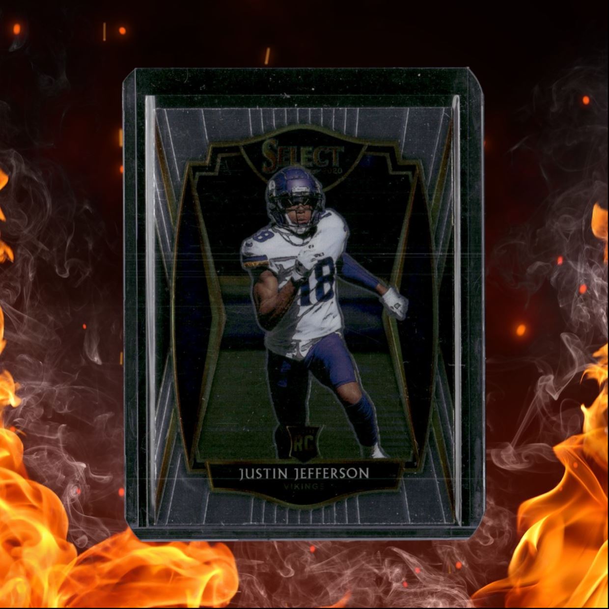 2020 Panini Select Justin Jefferson Rookie #161