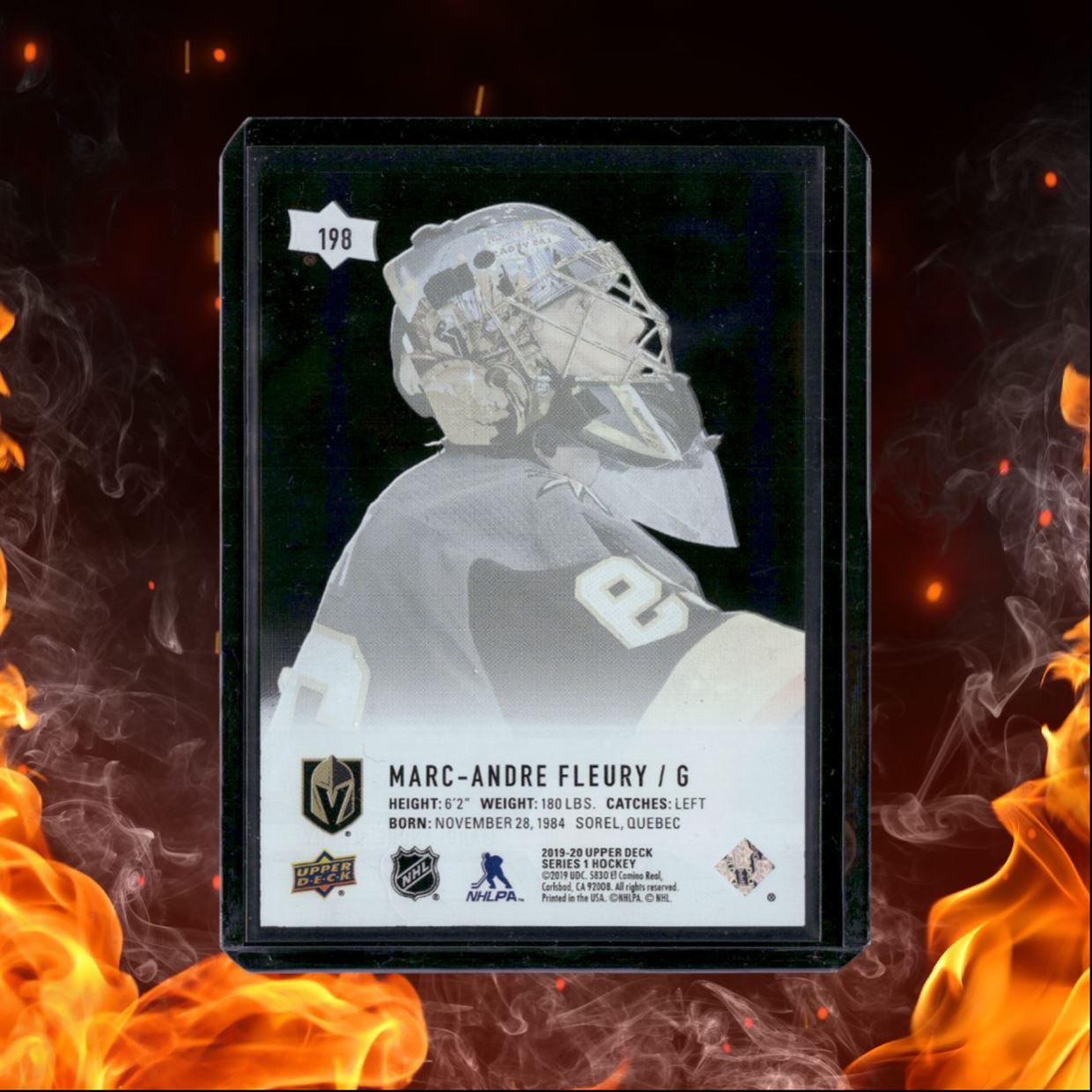 2019-20 Upper Deck Marc-Andre Fleury Clear Cut SSP #198