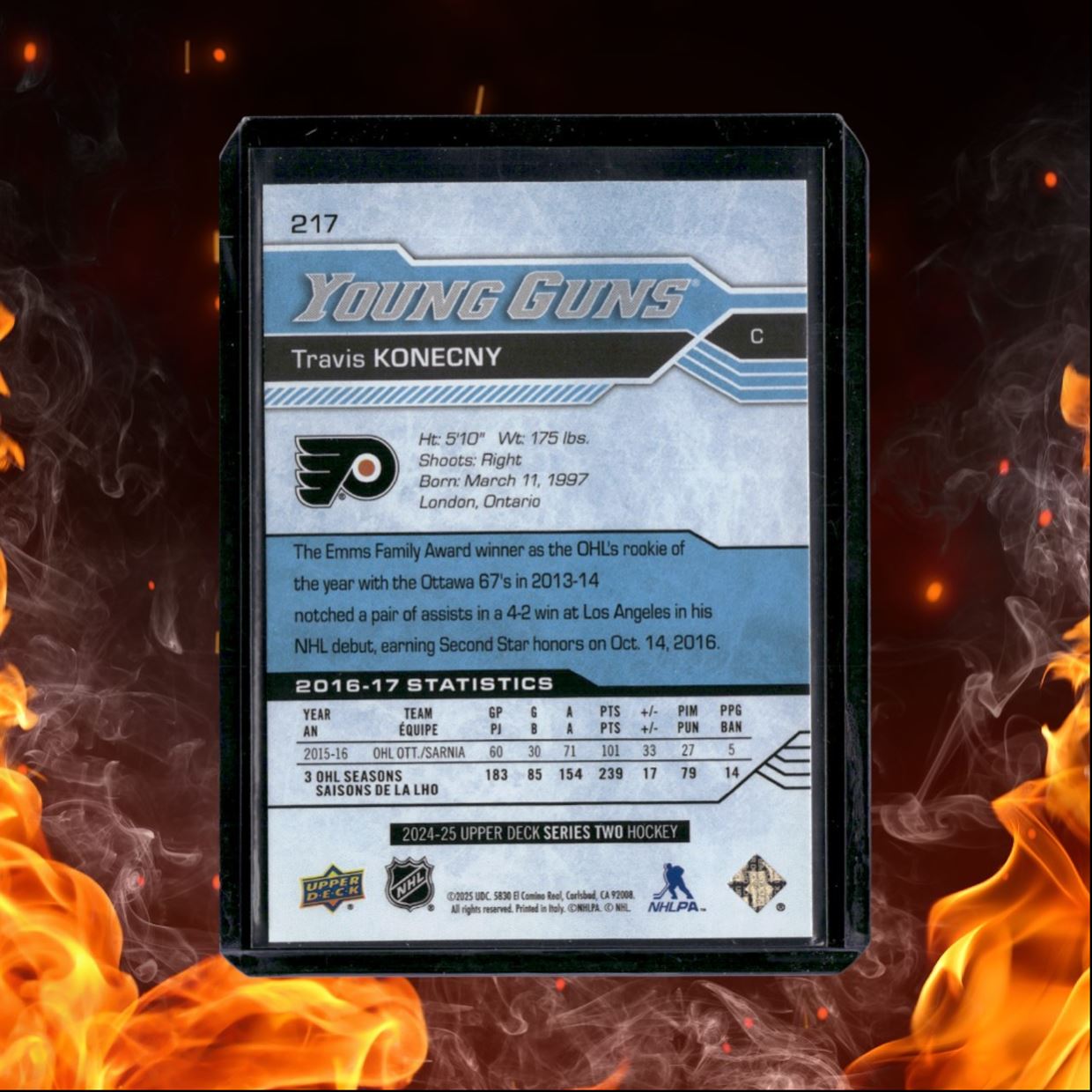 2024-25 Upper Deck Travis Konecny Young Guns Renewed (C) #217