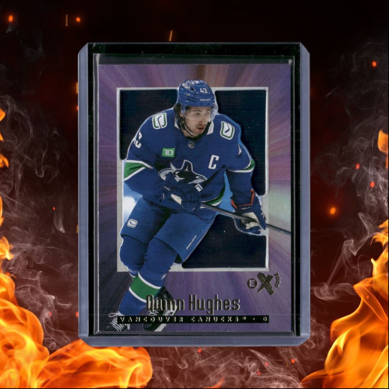 2023-24 SkyBox EX 2000 Quinn Hughes (A) #47
