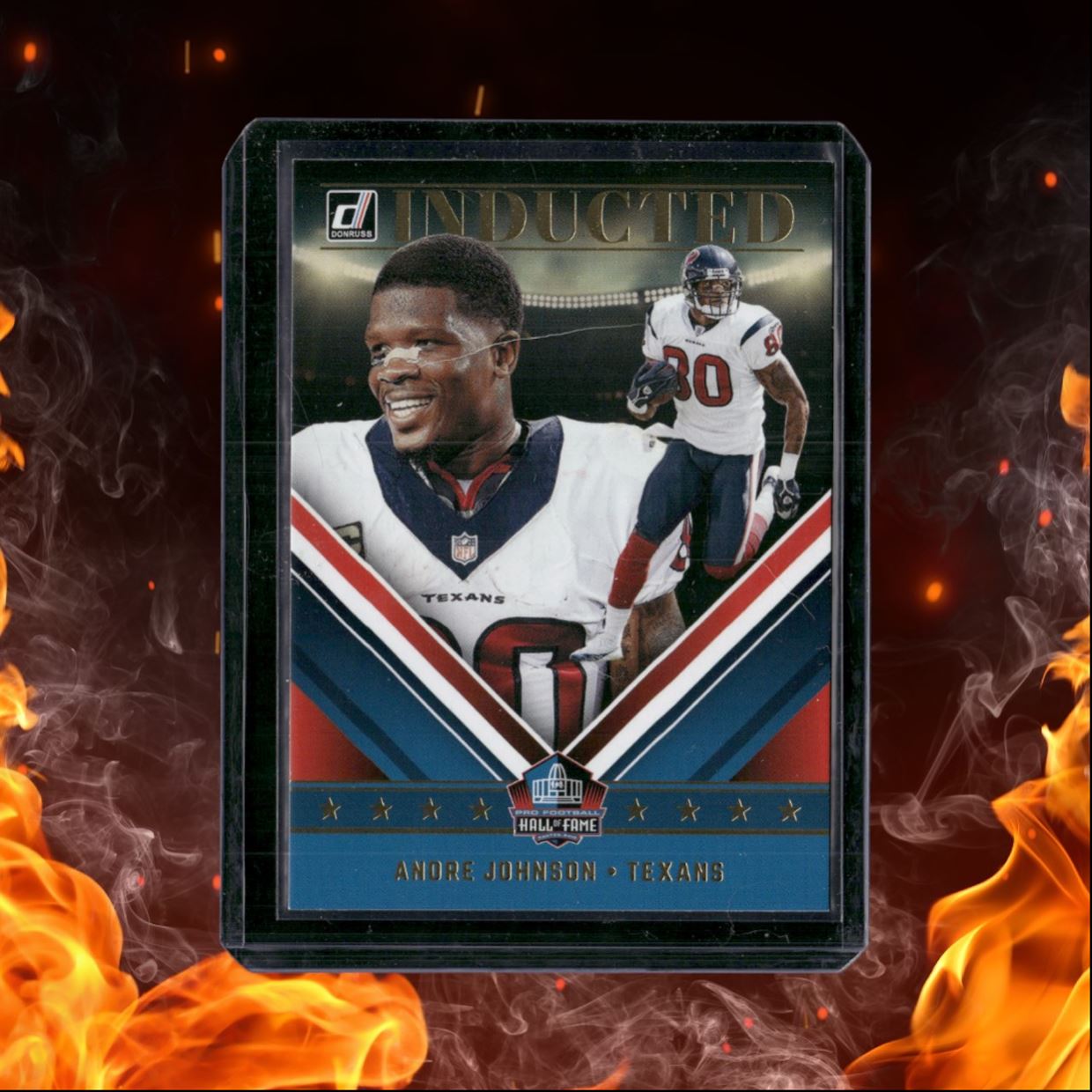 2023 Panini Donruss Andre Johnson Inducted HoF #I-AJ