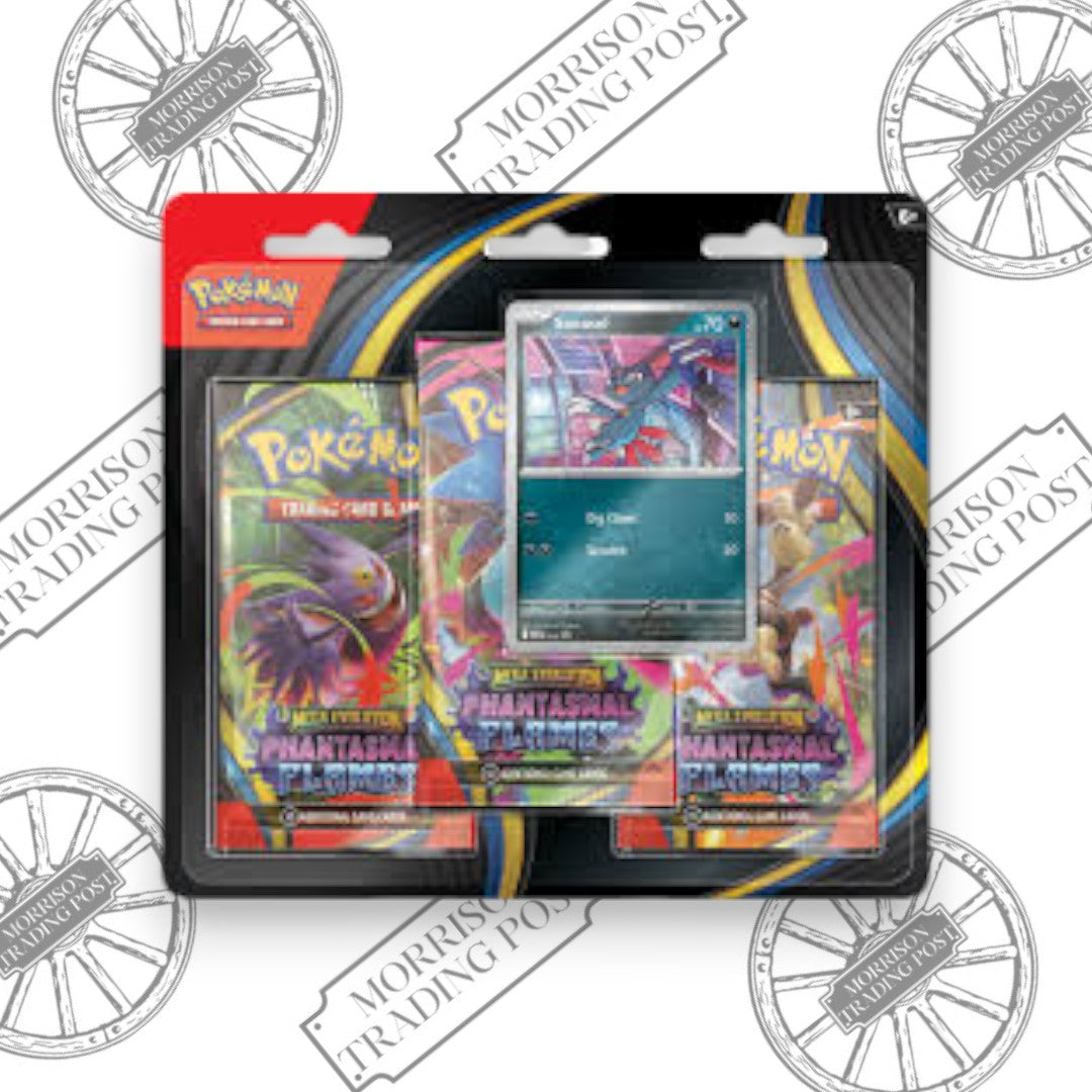 Pokemon MEGA Evolution Phantasmal Flames 3-Pack Blister