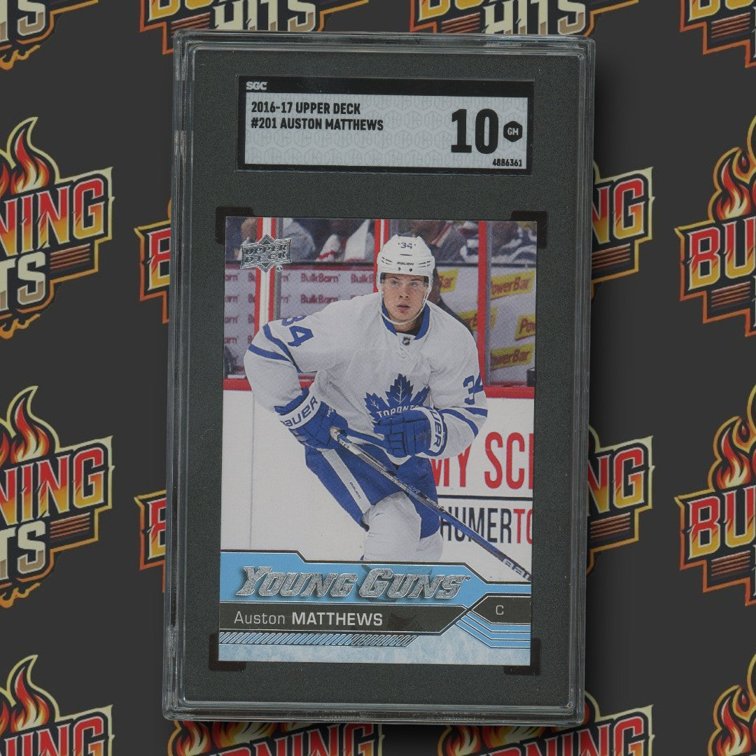 Burning Hits Young Guns Graded Card Box - INFERNO Series #1