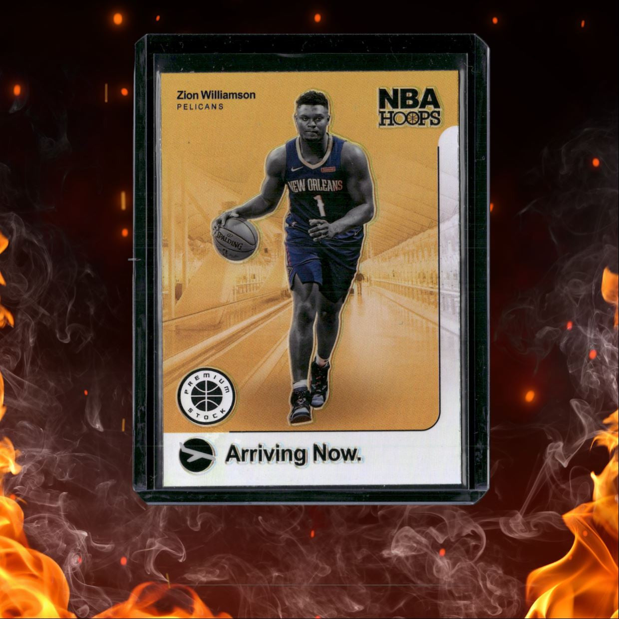 2019-20 Panini NBA Hoops Zion Williamson Arriving Now Premium Stock Rookie #2
