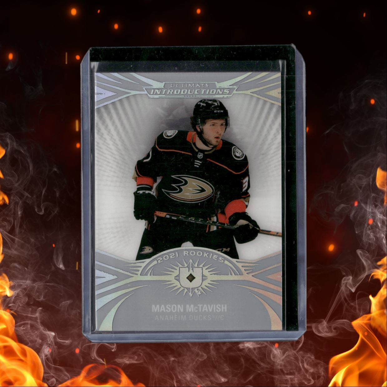 2021-22 Upper Deck Ultimate Collection Mason McTavish Introductions Rookie