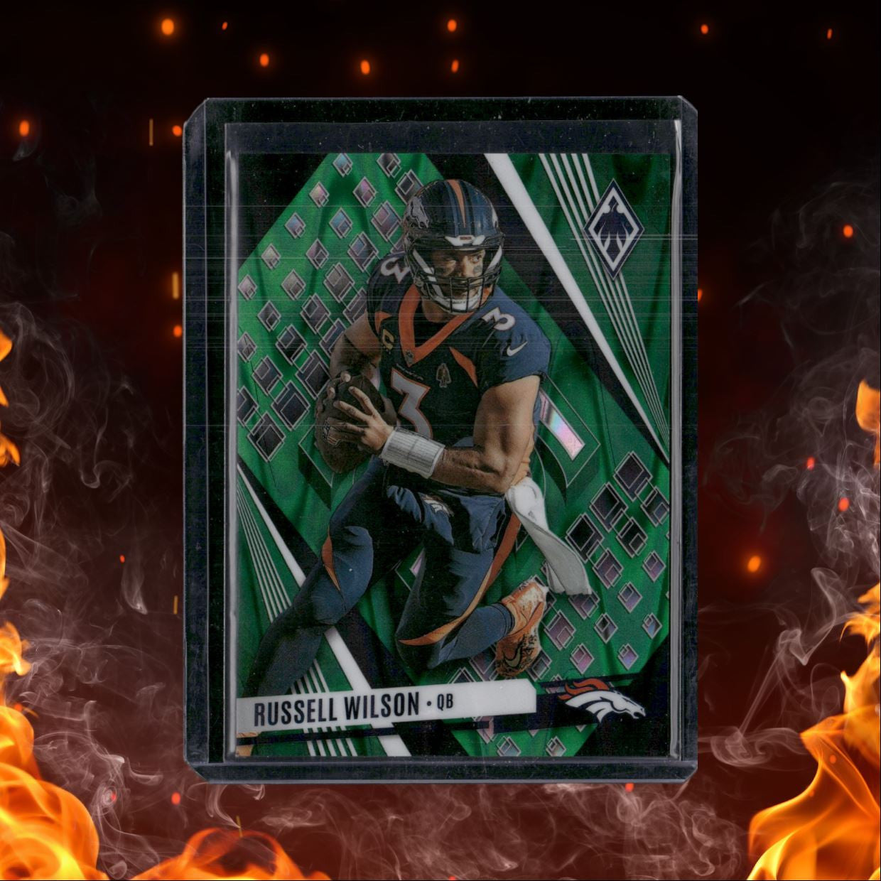 2023 Panini Phoenix Russell Wilson SP green /25 #18