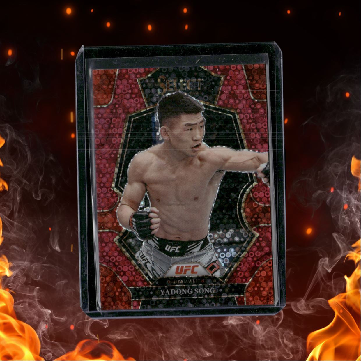 2023 Panini Select Yadong Song Red Disco Prizm 02/99 #141