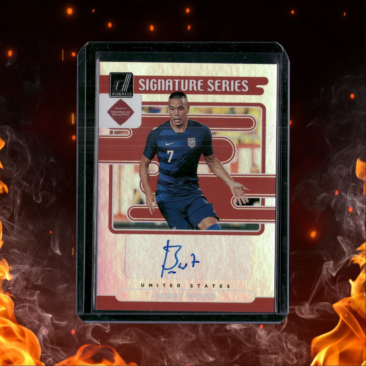 2021 Panini Donruss Bobby Wood signature series Auto #SS-BW