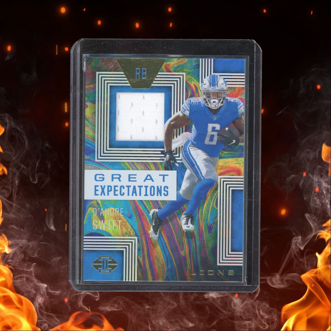 2020 Panini Illusions Great Expectations D'Andre Swift Patch Rookie #GE8