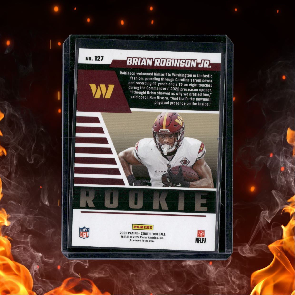 2022 Panini Zenith Brian Robinson Jr. Rookie 14/25 #127
