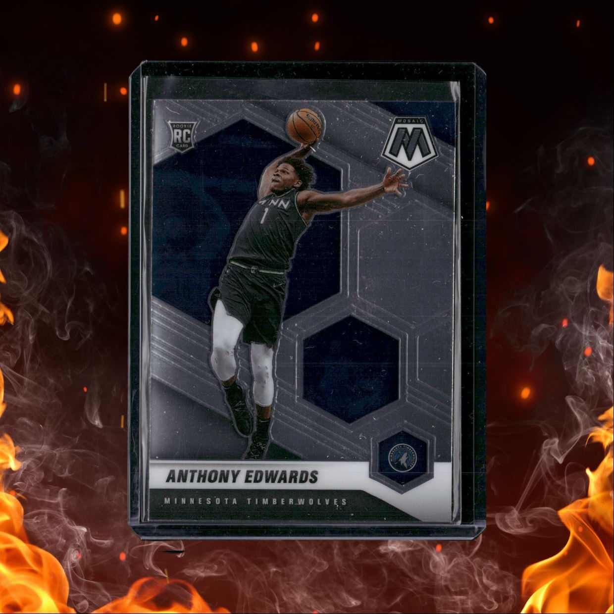2020-21 Panini Mosaic Anthony Edwards Rookie #201
