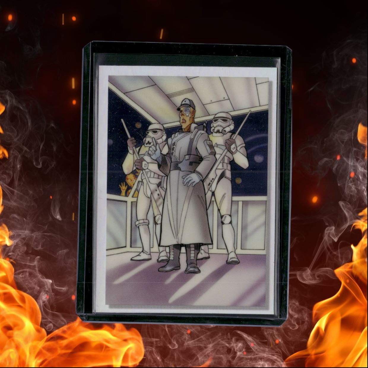 2022 Topps Star Wars Galaxy Chrome Admiral Screed Vintage #V-5