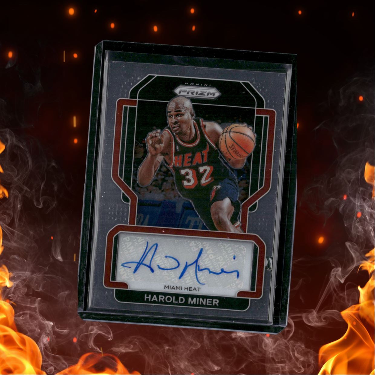 2021-22 Panini Prizm Harold Miner Signatures Auto #SG-HMN