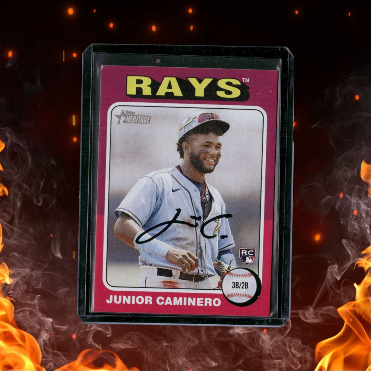 2024 Topps Heritage Junior Caminero Rookie #267
