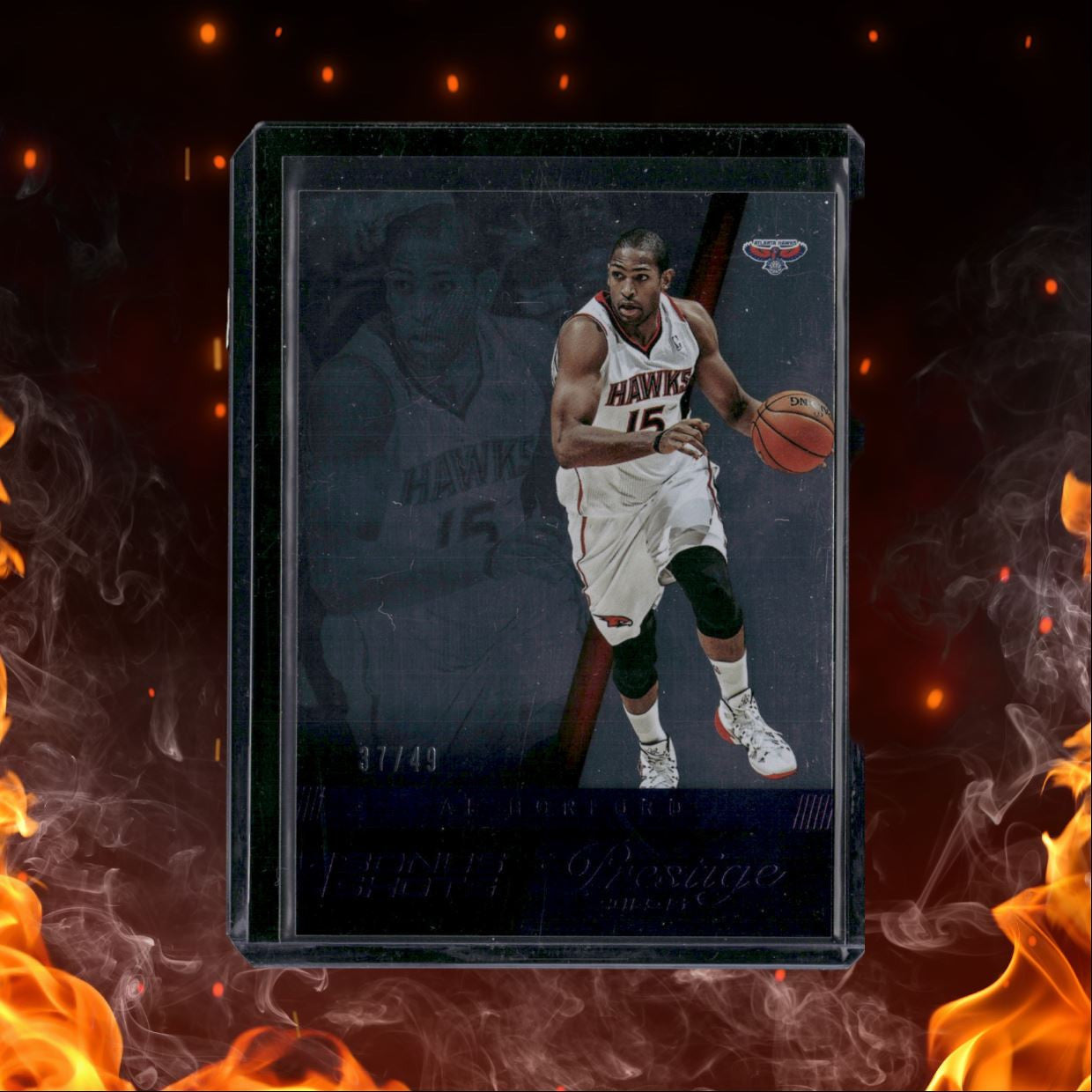 2014-15 Panini Prestige AL Horford Purple Bonus Shots 37/49 #141