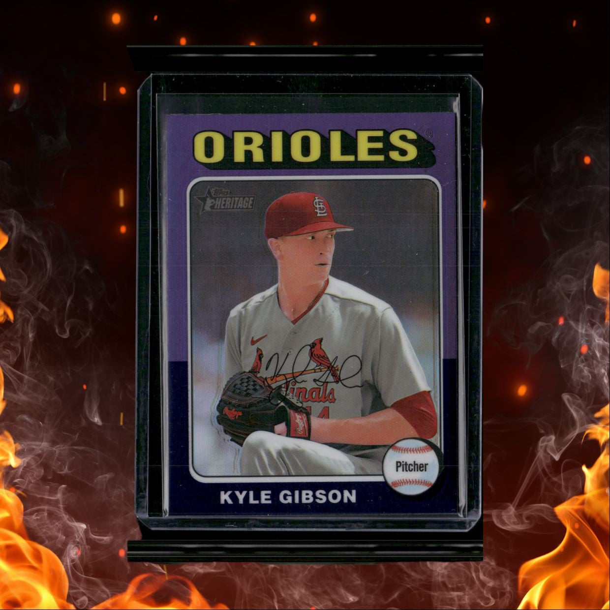 2024 Topps Heritage Purple SP Kyle Gibson #269