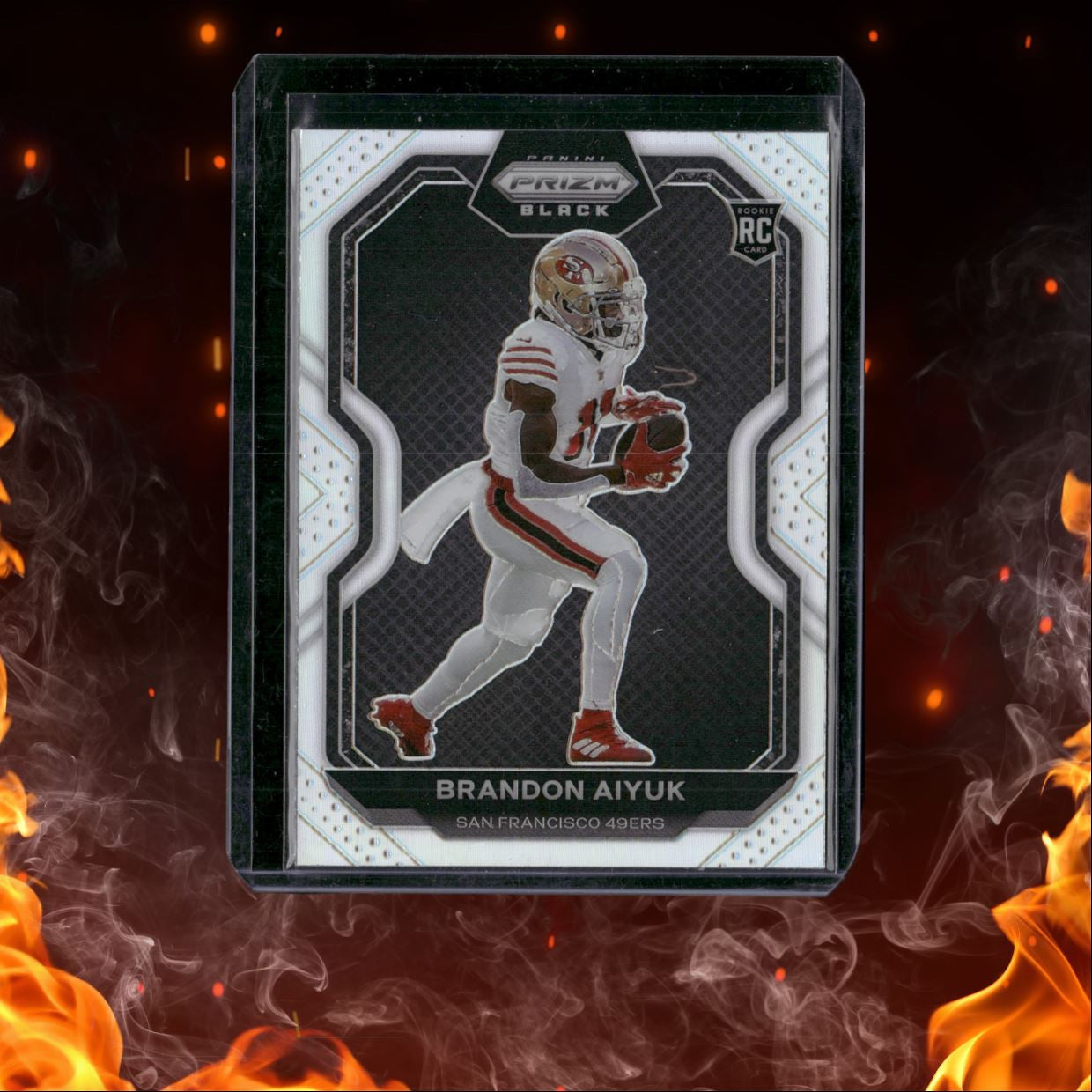 2020 Panini Chronicles Brandon Aiyuk Black Prizm Rookie #PB-14