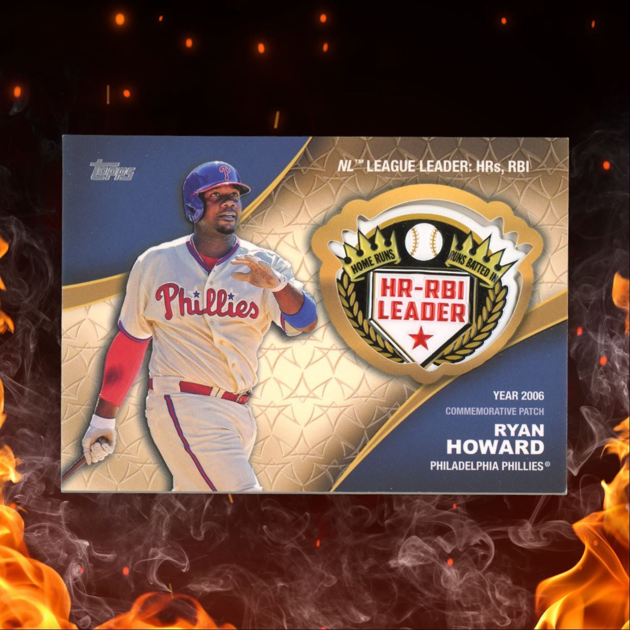 2023 Topps Ryan Howard Commemorative Patch #CA-RH
