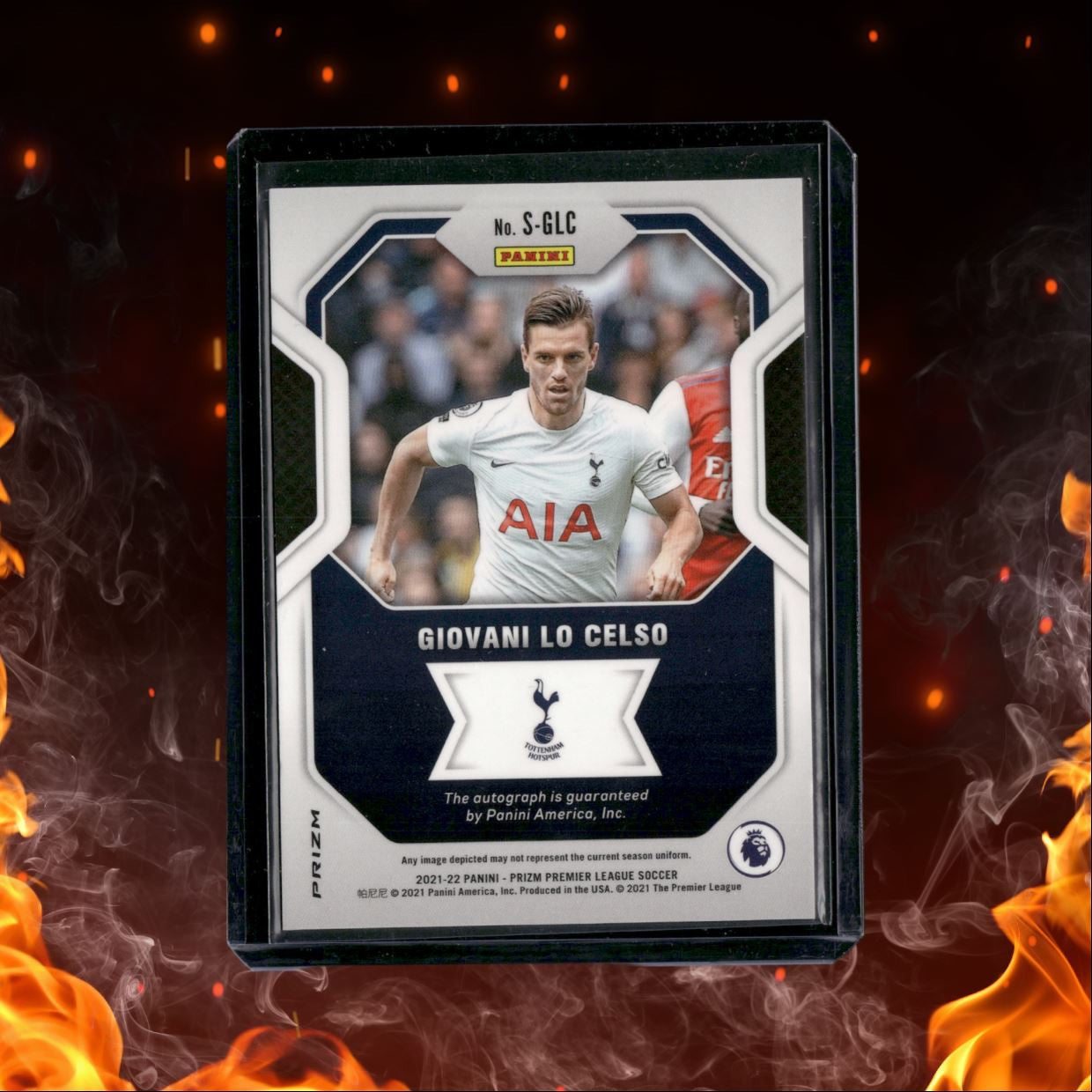 2021 Panini Prizm Premier League Giovani Lo Celso Signatures Scope Prizm Auto