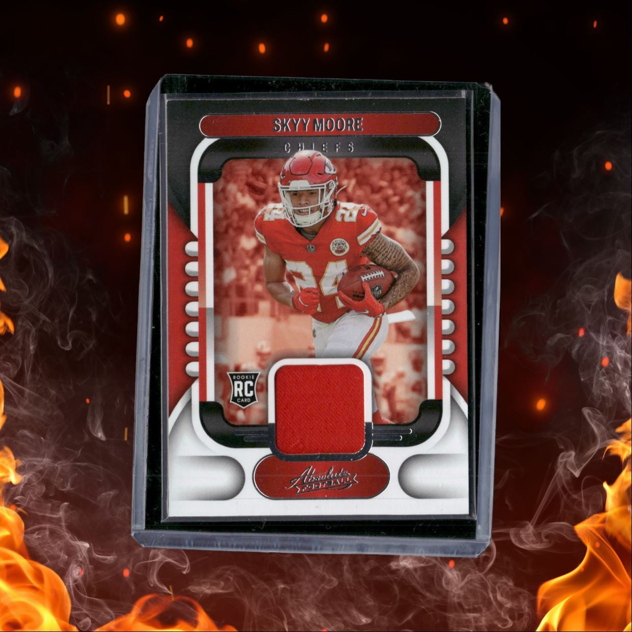 2022 Panini Absolute Rookie Materials Skyy Moore #ARM-24