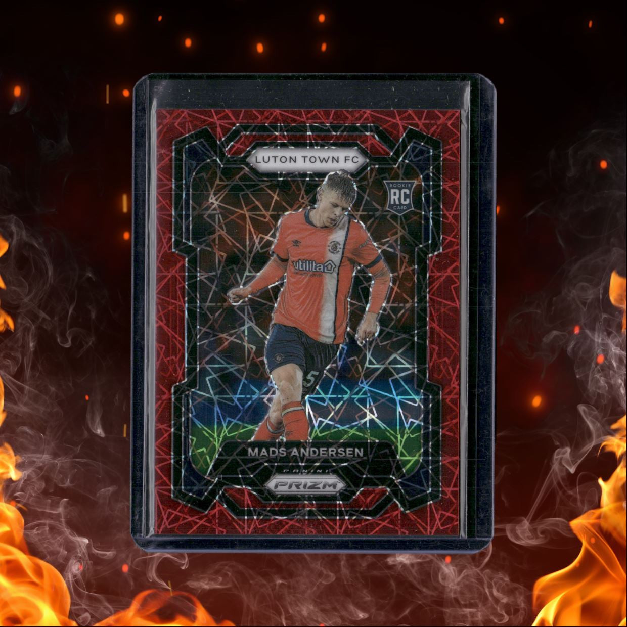 2023 Panini Prizm Mads Anderson Red Lazer Rookie 35/49 #297