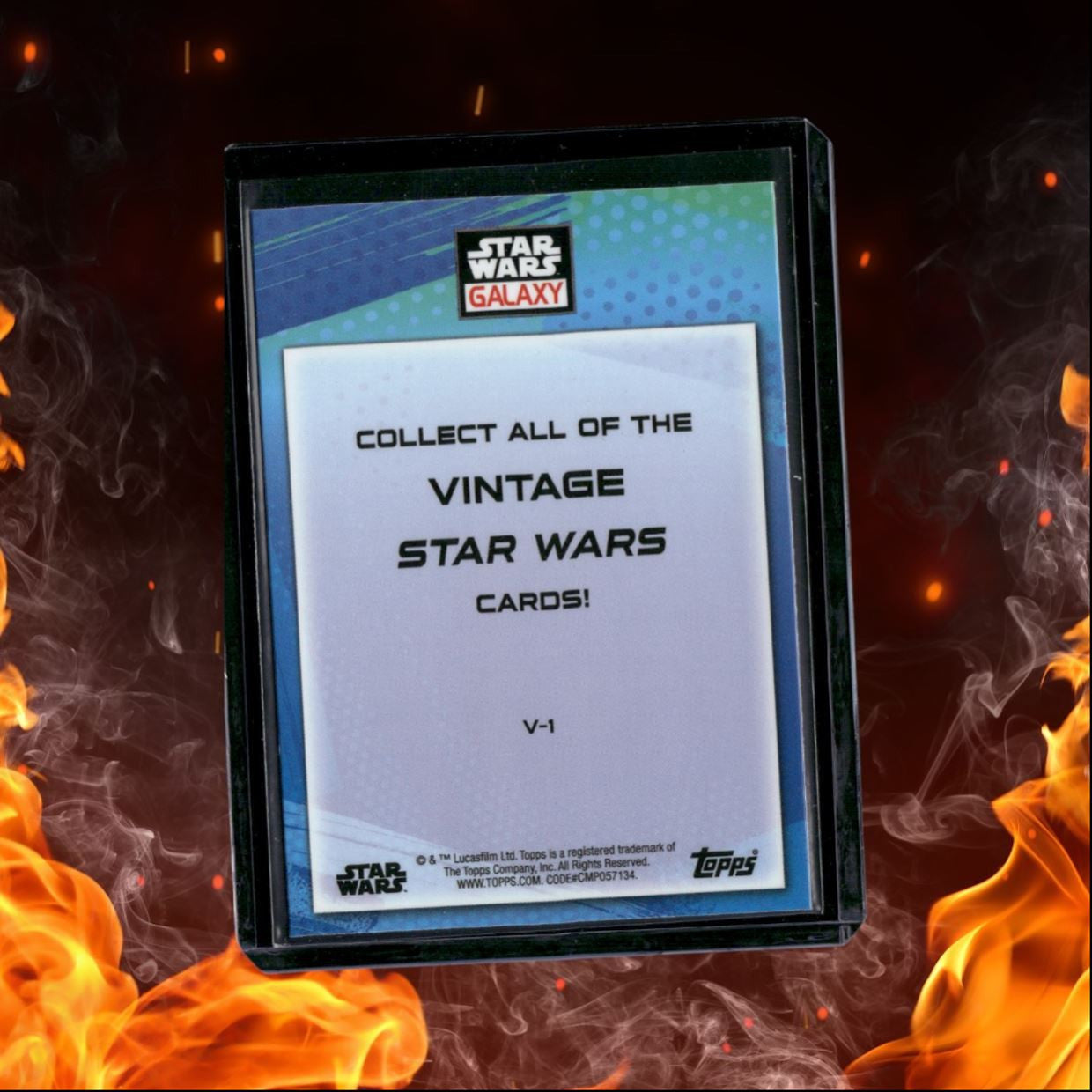 2022 Topps Star Wars Galaxy Chrome Boba Fett Droids Vintage #V-1