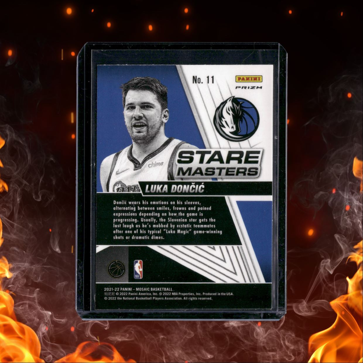 2021-22 Panini Mosaic Luka Doncic Stare Masters Mosaic Prizm #11