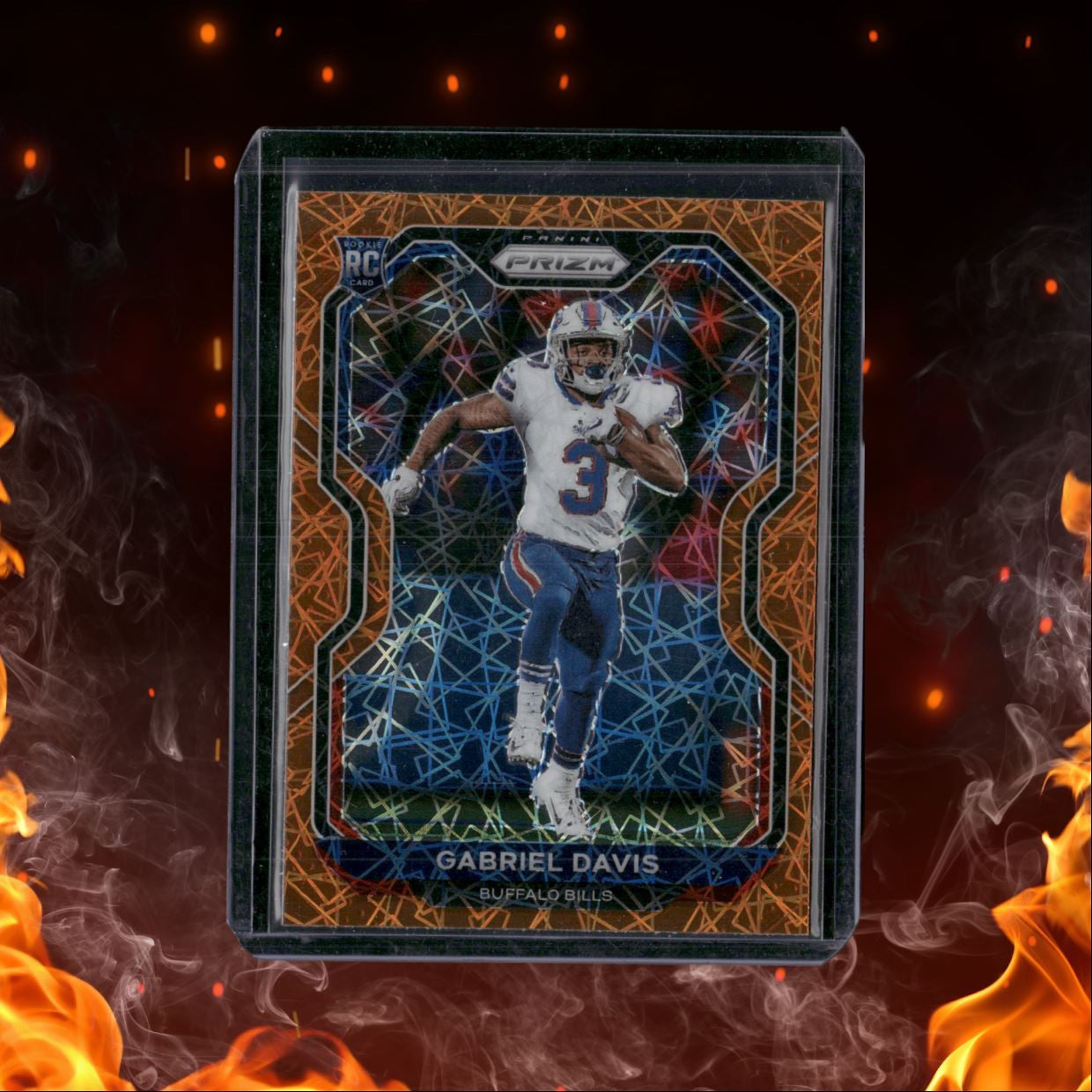 2020 Panini Prizm Gabriel Davis Lazer Prizm Rookie #312
