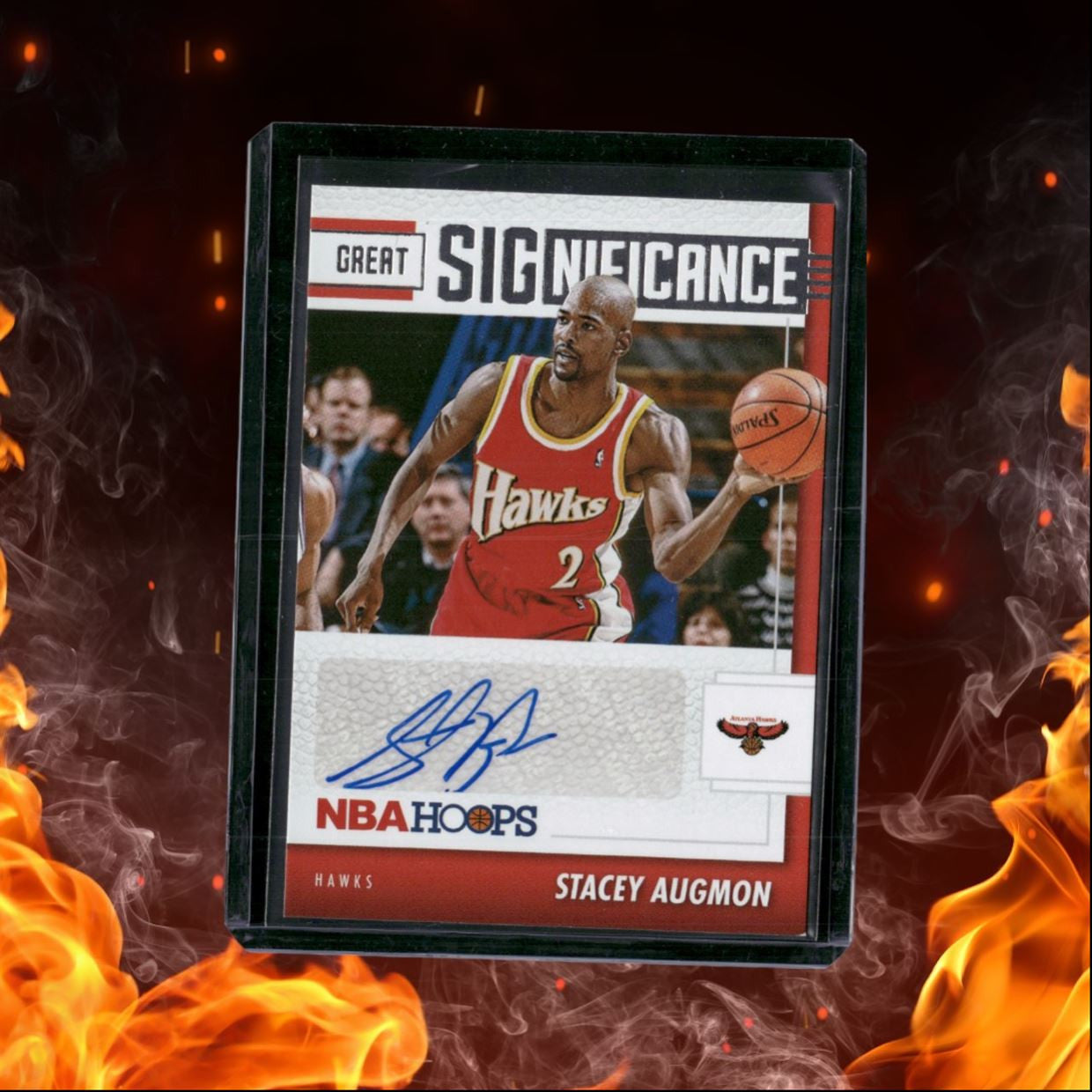 2021-22 Panini Hoops Stacey Augmon Great SIGnificance Auto #GS-SAG