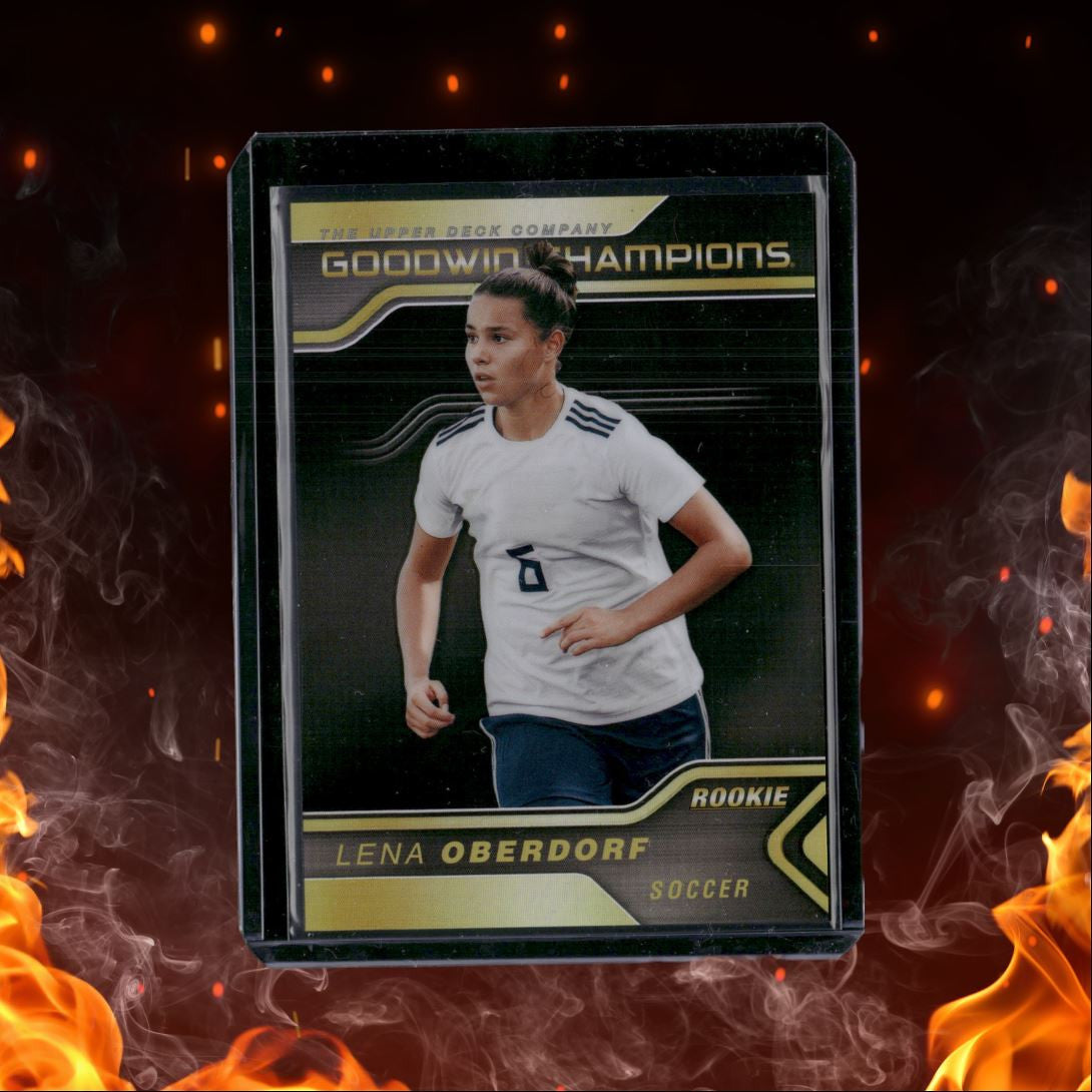 2023 Upper Deck Goodwin Champions Lena Oberdorf Rainbow Black & Gold Rookie