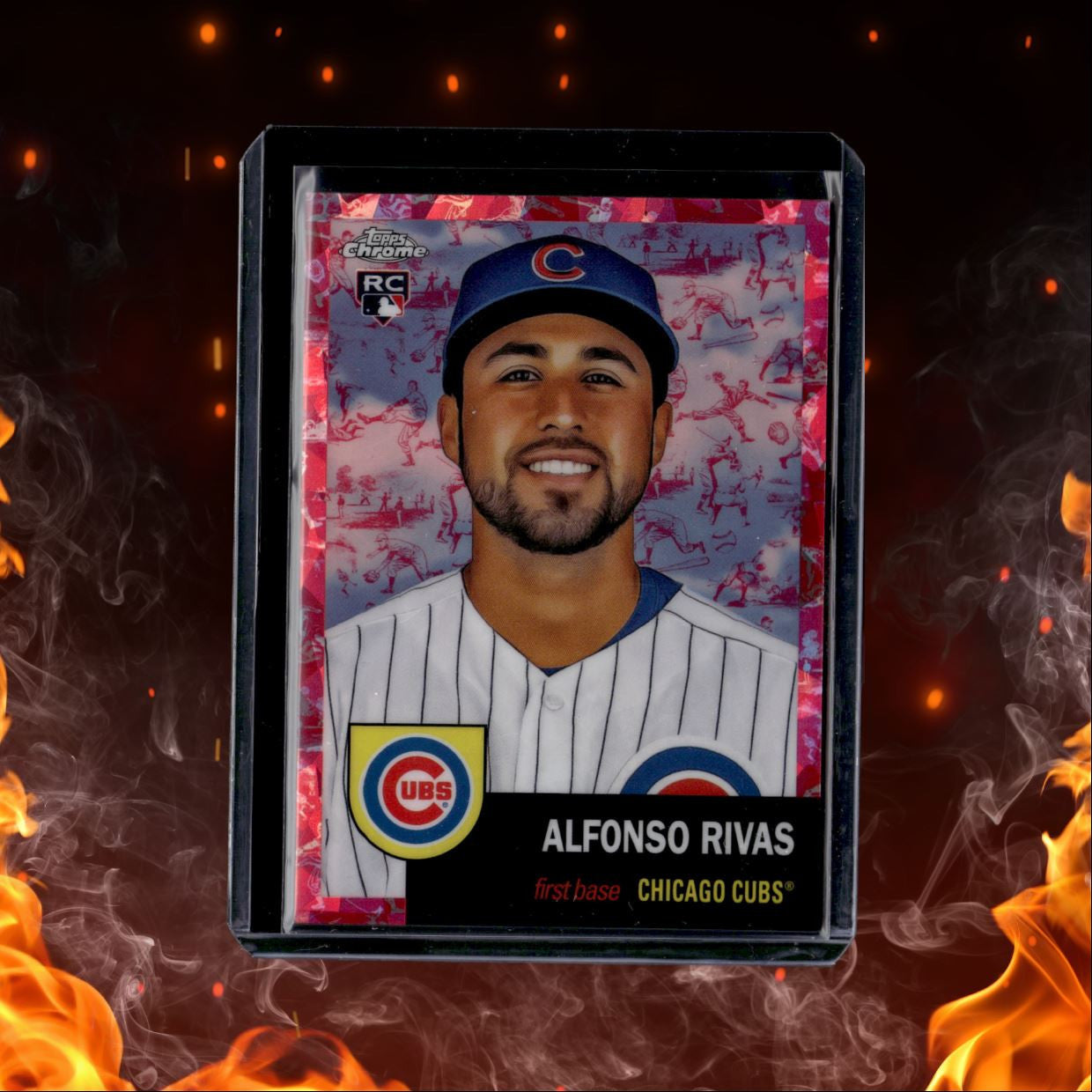 2022 Topps Chrome Platinum Anniversary Alfonso Rivas Fuchsia Refractor Rookie