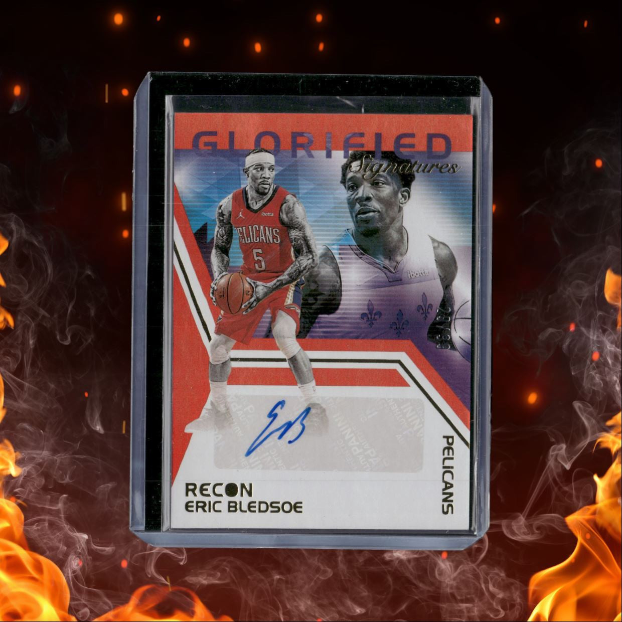 2020-21 Panini Recon Eric Bledsoe Glorified Signatures 29/99 #GS-EBS