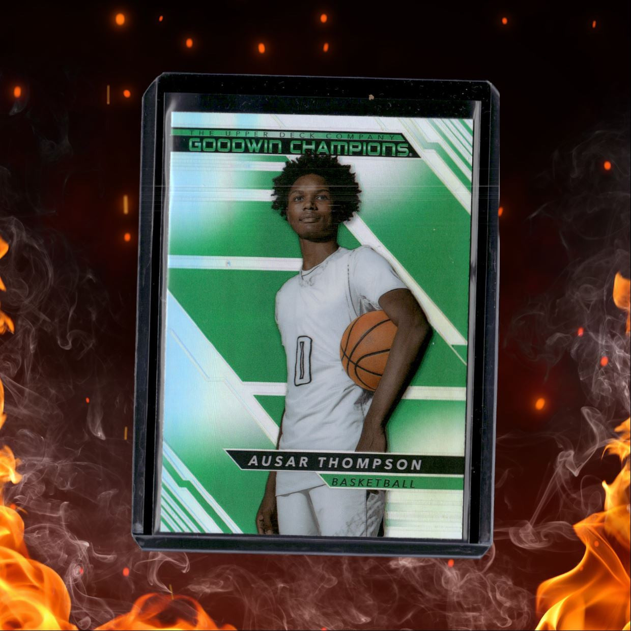 2022-23 Upper Deck Goodwin Champions Ausar Thompson Rainbow Green Rookie #P33
