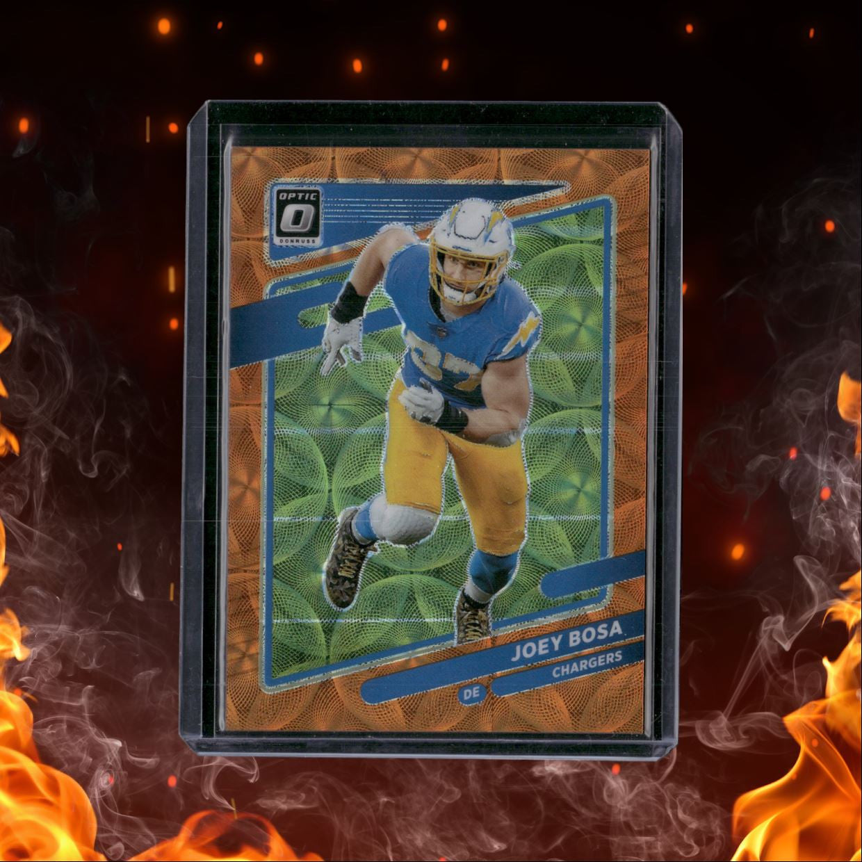 2021 Donruss Optic Joey Bosa Orange Scope Prizm 35/79 #49
