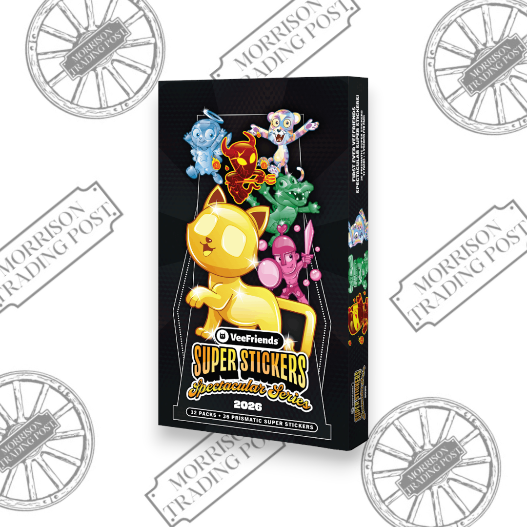 2026 VeeFriends Super Stickers Spectacular Series Hobby Box — front of sealed box