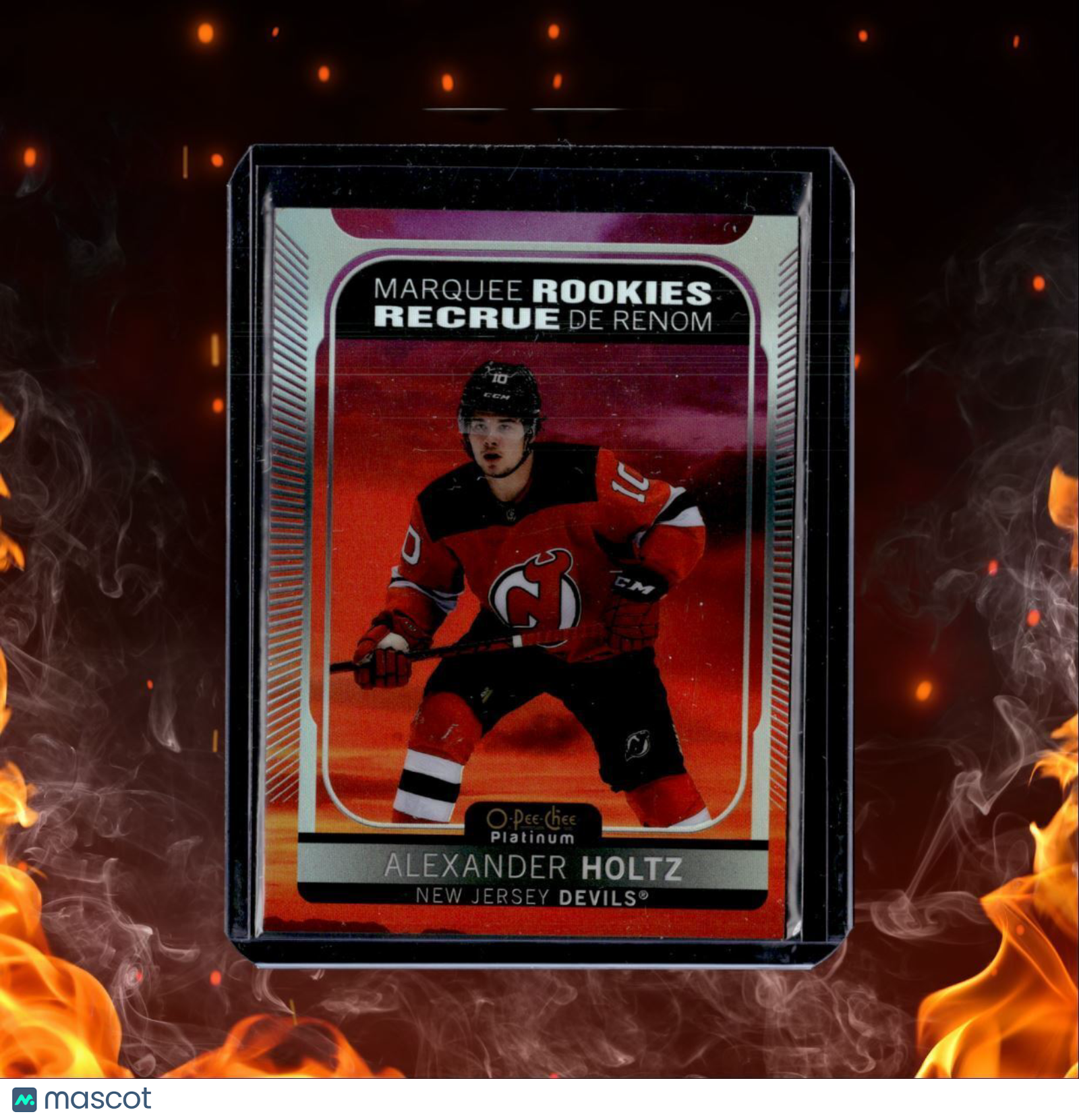 2021-22 O-Pee-Chee Platinum Alexander Holtz Sunset Rookie #280