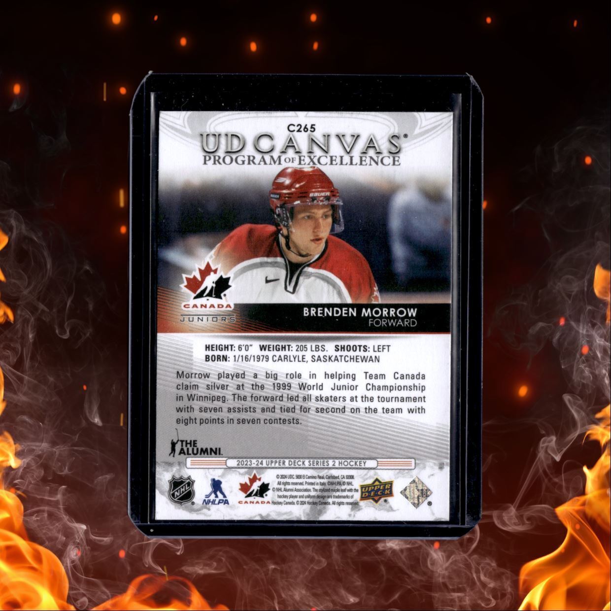 2023-24 Upper Deck Series 2 Brenden Morrow Retired UD Canvas #C265