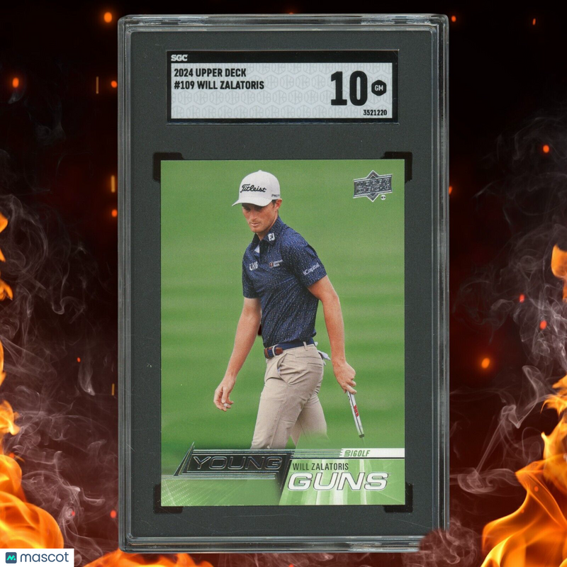 2024 Upper Deck Golf WILL ZALATORIS Young Guns SGC 10