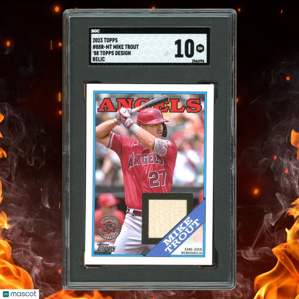 2023 Topps MIKE TROUT Game-Used Bat Relic '88 Design SGC 10 #88R-MT