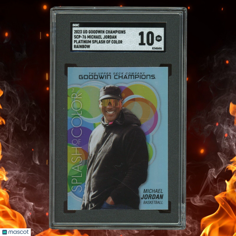 2023 Goodwin Champions MICHAEL JORDAN Platinum Splash of Color Rainbow SGC 10