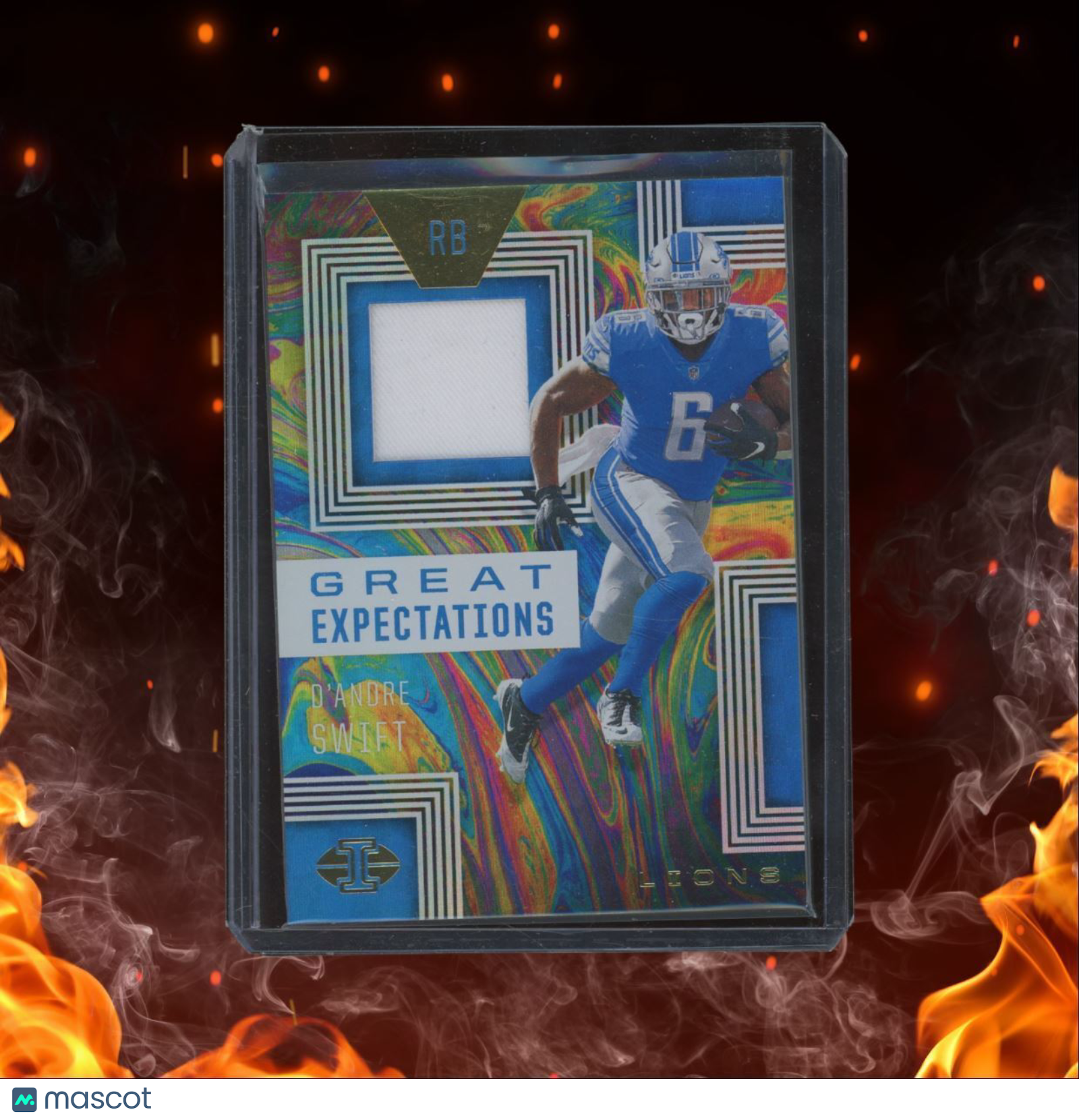 2020 Panini Illusions D'Andre Swift Relic Rookie #GE8