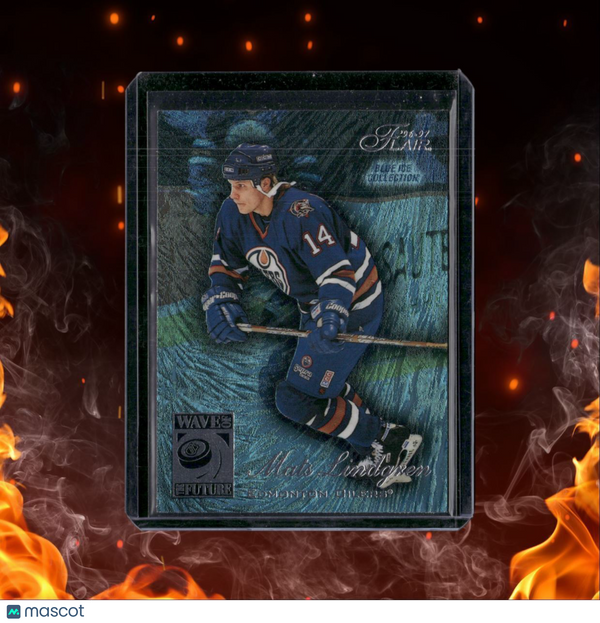 1996-97 Flair Blue Ice Collection Mats Lindgren Blue Ice 004/250 #B109