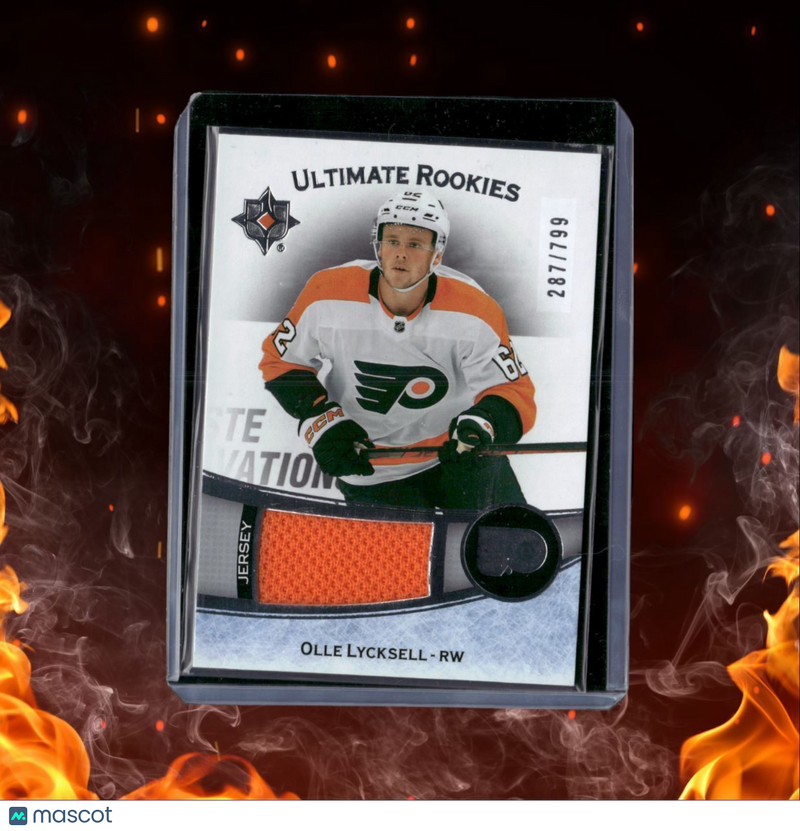2022-23 Upper Deck Ultimate Olle Lycksell Jersey Rookie 287/799